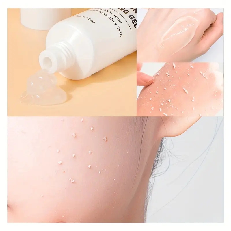 GZE Exfoliating Peeling Gel For Face, Facial Scrub Moisturizing Brightening Nourishing Repair Scrubs Face Cream Beauty Skin Care