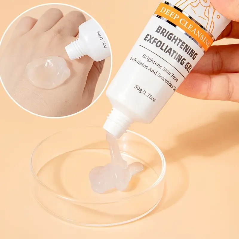 GZE Exfoliating Peeling Gel For Face, Facial Scrub Moisturizing Brightening Nourishing Repair Scrubs Face Cream Beauty Skin Care