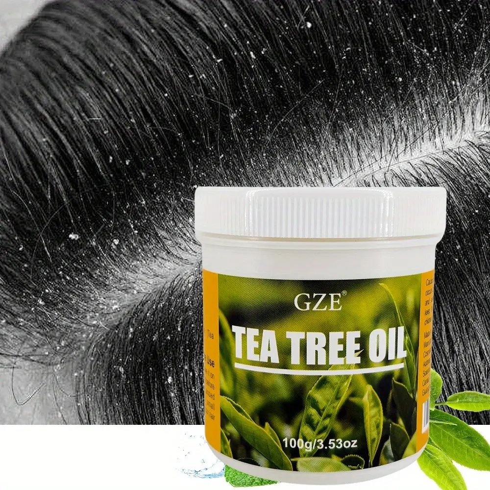 GZE Tea Tree Oil Hair Oil Remove loose dandruff flakes