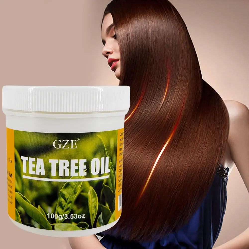 GZE Tea Tree Oil Hair Oil Remove loose dandruff flakes