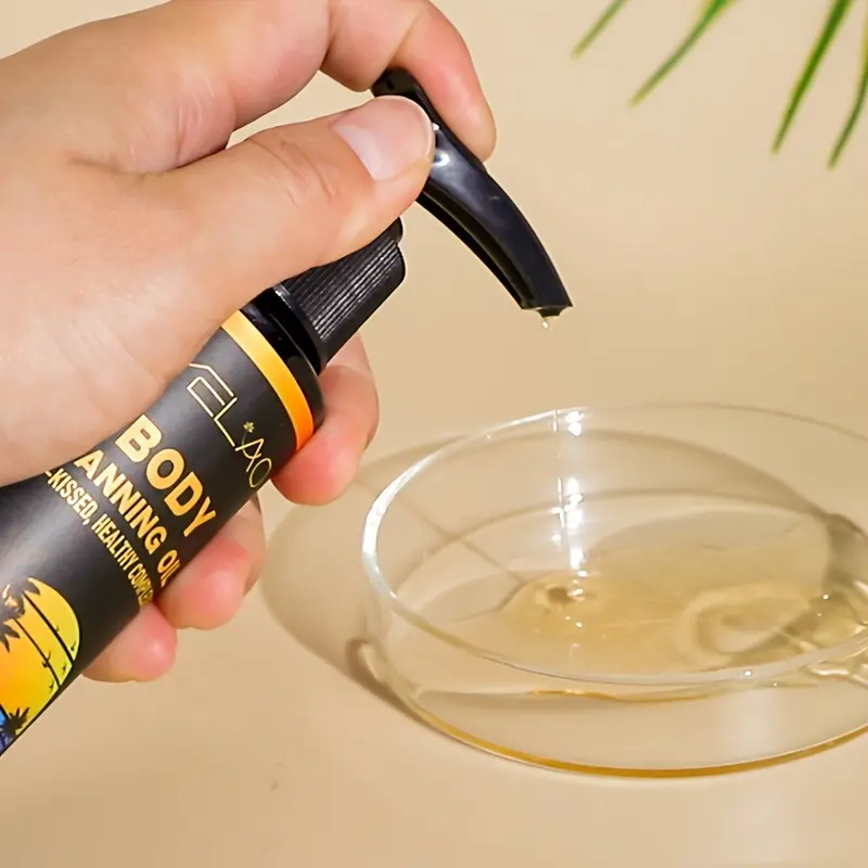 MELAO Tanning Oil Tanned Intensifier Get a Faster, Darker Sun Tan From Packed with Ultra Moisturizing Oils to Keep Skin Hydrated