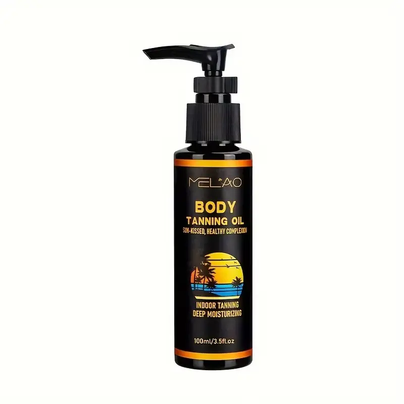 MELAO Tanning Oil Tanned Intensifier Get a Faster, Darker Sun Tan From Packed with Ultra Moisturizing Oils to Keep Skin Hydrated