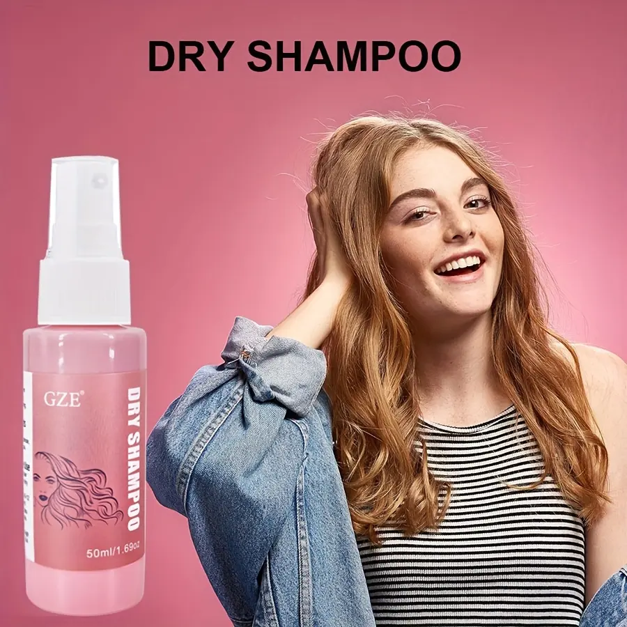 GZE DRY SHAMPOO Instantly Absorbs Oil in Hair Oil Control Refreshing Root Lifting Fluffy Hair, Portable Travel Size
