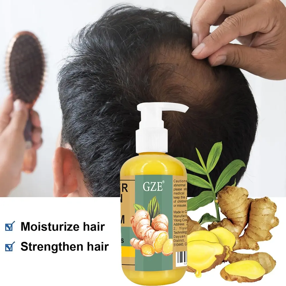 2 Pack GZE GINGER BIOTIN HAIR CREAM Hair Mask Strengthens Moisturizing For Damaged Hair