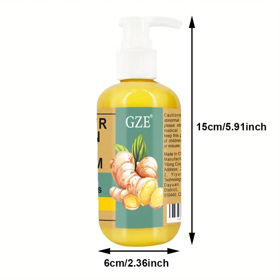 2 Pack GZE GINGER BIOTIN HAIR CREAM Hair Mask Strengthens Moisturizing For Damaged Hair