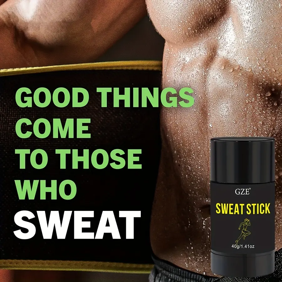 GZE Sweat Workout Enhancer Gel Stick - Makes You Sweat Harder and Faster, Body Massage Hot Cream Workout Muscle & Fitness