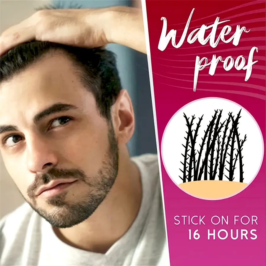 GZE Hair Fibers for Thinning Hair (BLACK) Undetectable & Natural - Hair Powder - Completely Conceals Hair Loss in 15 Sec