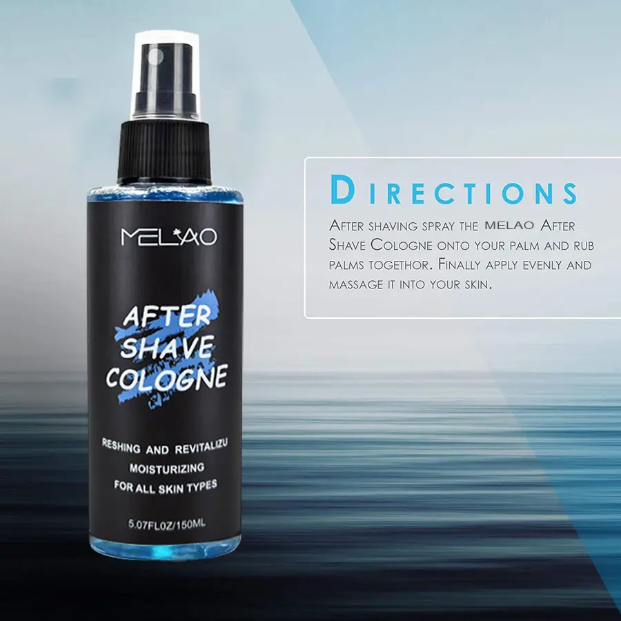 MELAO After Shave Cologne Cool Water After Shave for Ingrown Hairs, Razor Burns and Razor Bumps for Men and Women Soothes