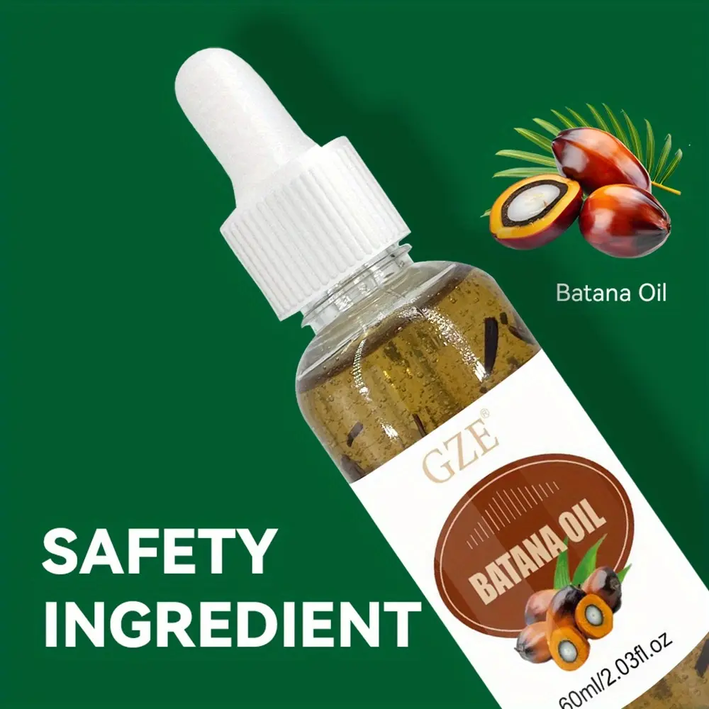 GZE Batana Oil Hair for Thicker, Fuller Hair - Unisex Adult Hair Care Strengthens Hair