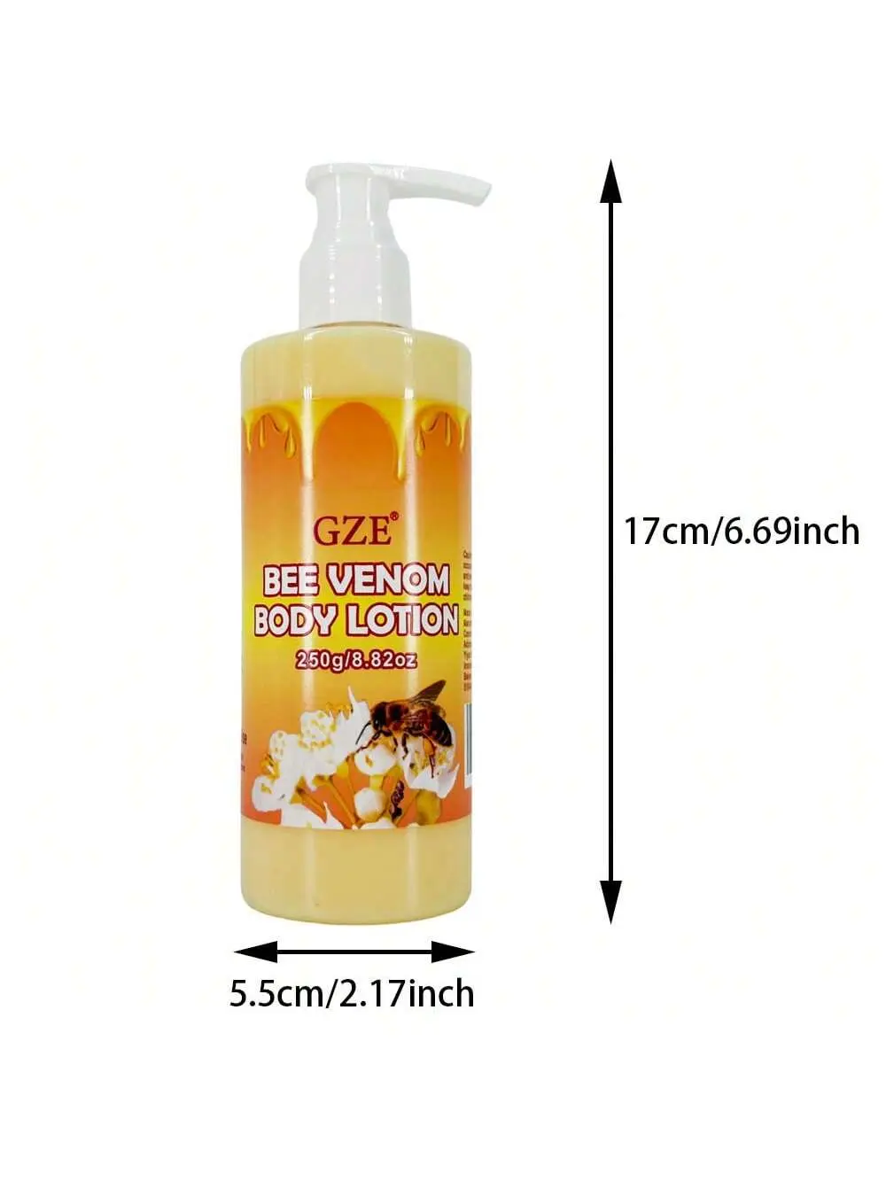 GZE Bee Venom Joint Body Lotion Skin Firming Hydration Moisturizing Brightening