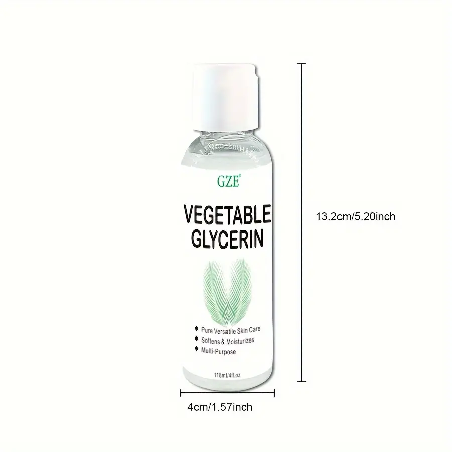 GZE Vegetable Glycerin, 100% Pure, Versatile Skin Care, Softening and Moisturizing, Multi-PURPOSE AND VERSATILE SKIN CARE