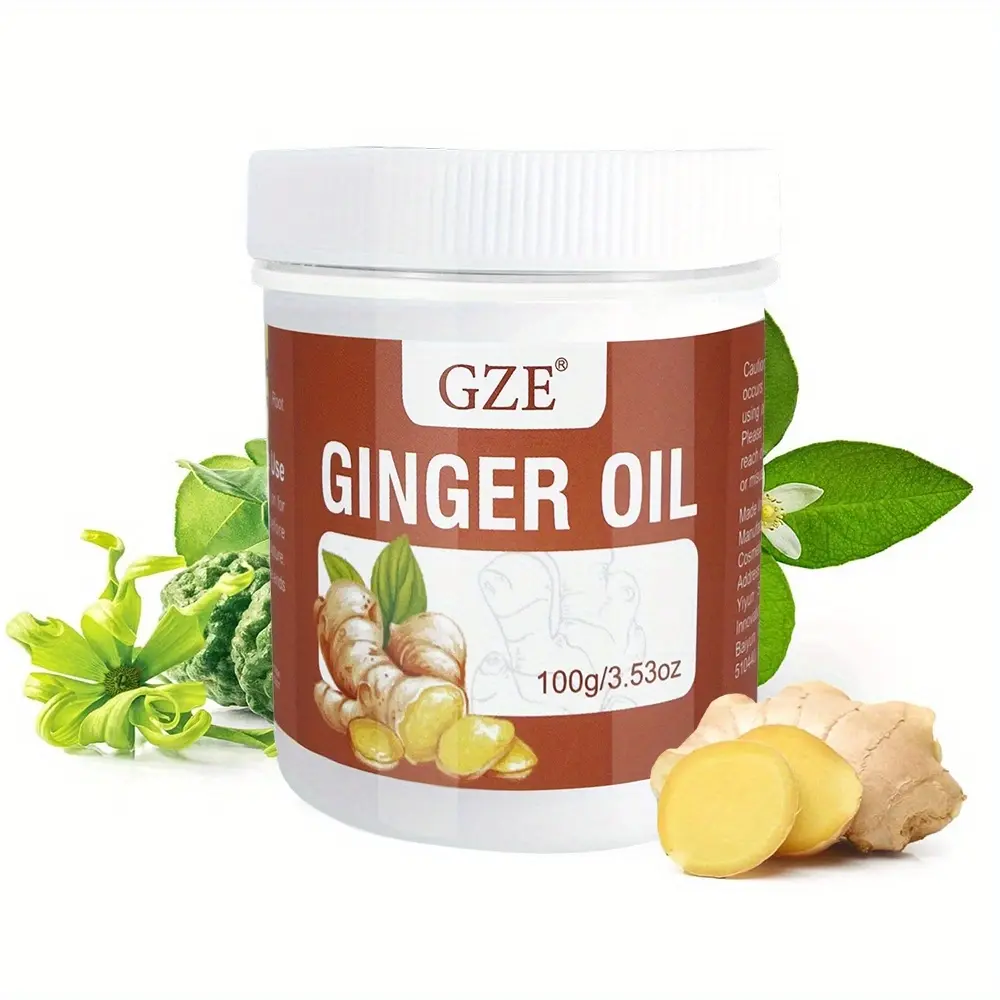 GZE Ginger Hair Oil, for longer, Fuller & Healthier Hair, Moisturizing