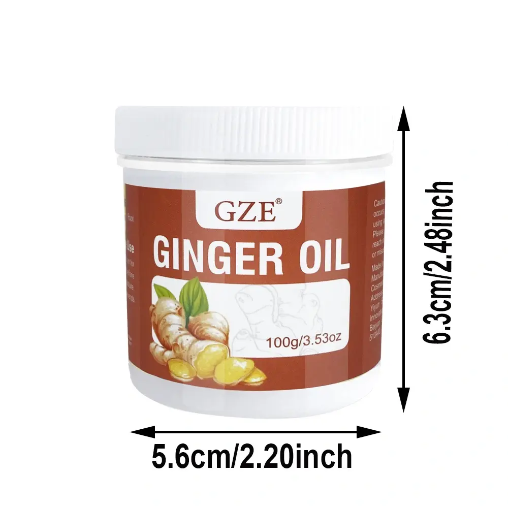 GZE Ginger Hair Oil, for longer, Fuller & Healthier Hair, Moisturizing