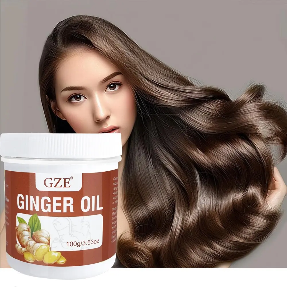 GZE Ginger Hair Oil, for longer, Fuller & Healthier Hair, Moisturizing