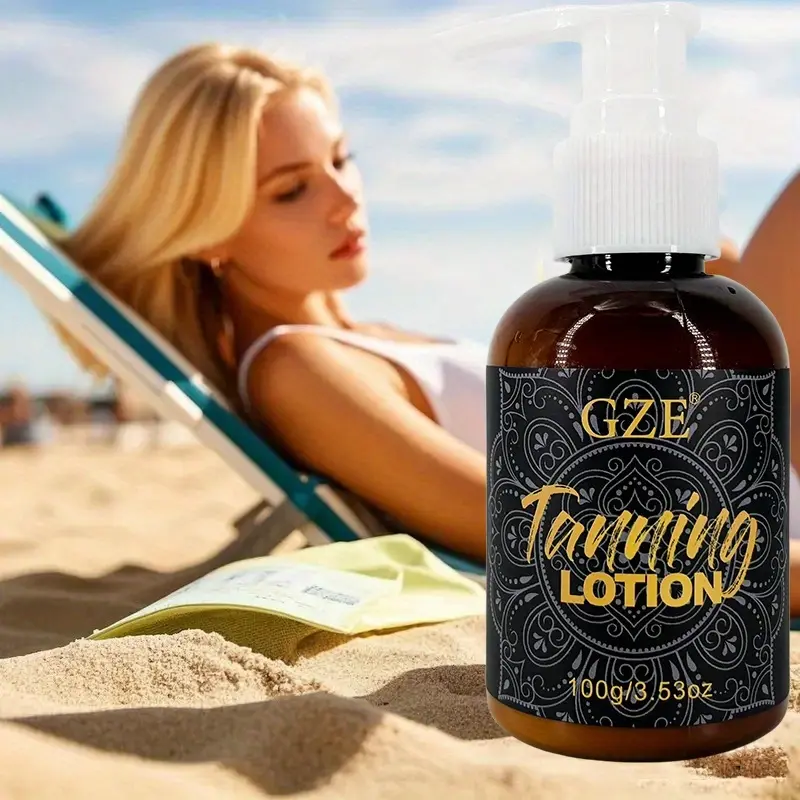 GZE Sunless Tanning Lotion Deep Moisturizing Enriched With Vitamin E
