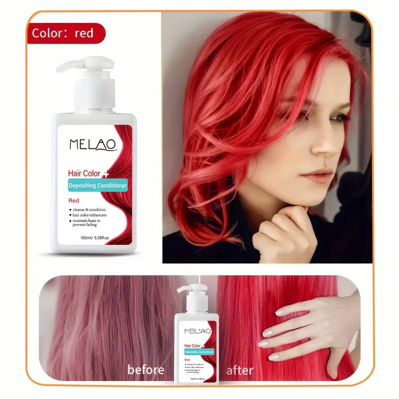 MELAO Hair Dye - Semi Permanent Hair Color Depositing Conditioner, Cruelty-free