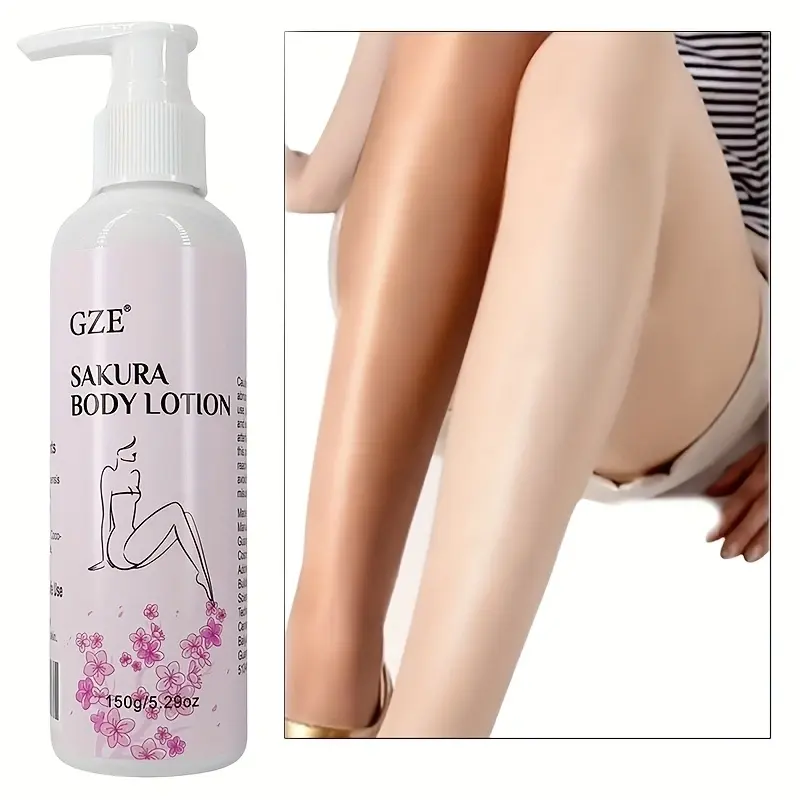 GZE Sakura Hand & Body Lotion 48 Hour Moisture Refreshing For Dry Skin Lightweight Non Greasy For All Skin Types