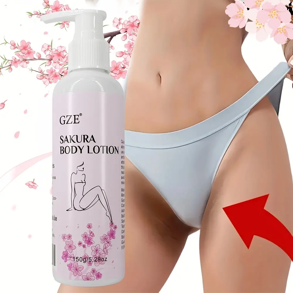 GZE Sakura Hand & Body Lotion 48 Hour Moisture Refreshing For Dry Skin Lightweight Non Greasy For All Skin Types