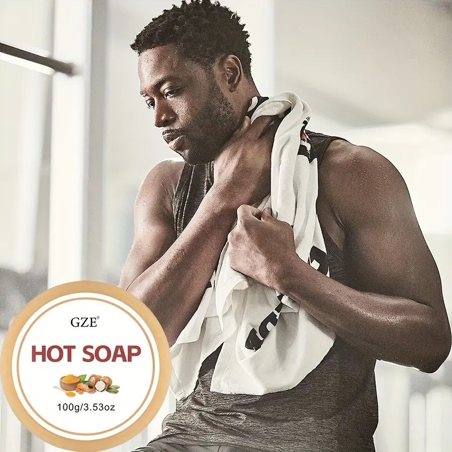 GZE Sweat Workout Enhancer Body Hot Soap - Makes You Sweat Harder and Faster, Body Massage Hot Bar Improve Workout Muscle
