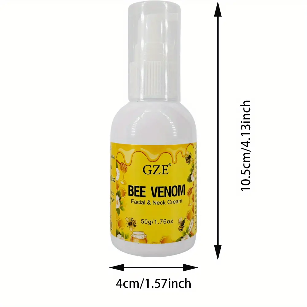 GZE Bee Venom Face & Neck Moisturizing Cream Lifting Tightening Anti-Aging Anti-Wrinkle Skincare