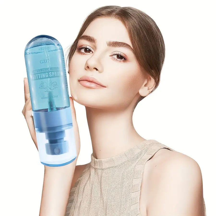 GZE VC TURMERIC MAKEUP SETTING SPRAY Matte Finishing Spray Long Lasting Face Mist, Oil Control Hydrate Make Up Spray Primer