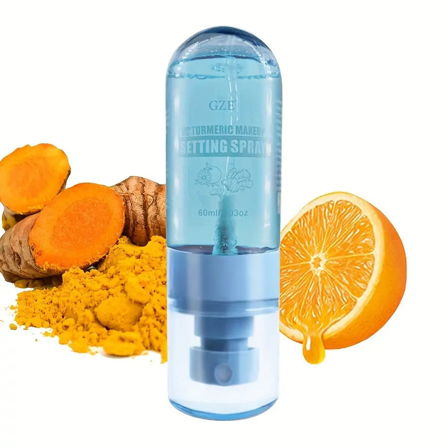 GZE VC TURMERIC MAKEUP SETTING SPRAY Matte Finishing Spray Long Lasting Face Mist, Oil Control Hydrate Make Up Spray Primer