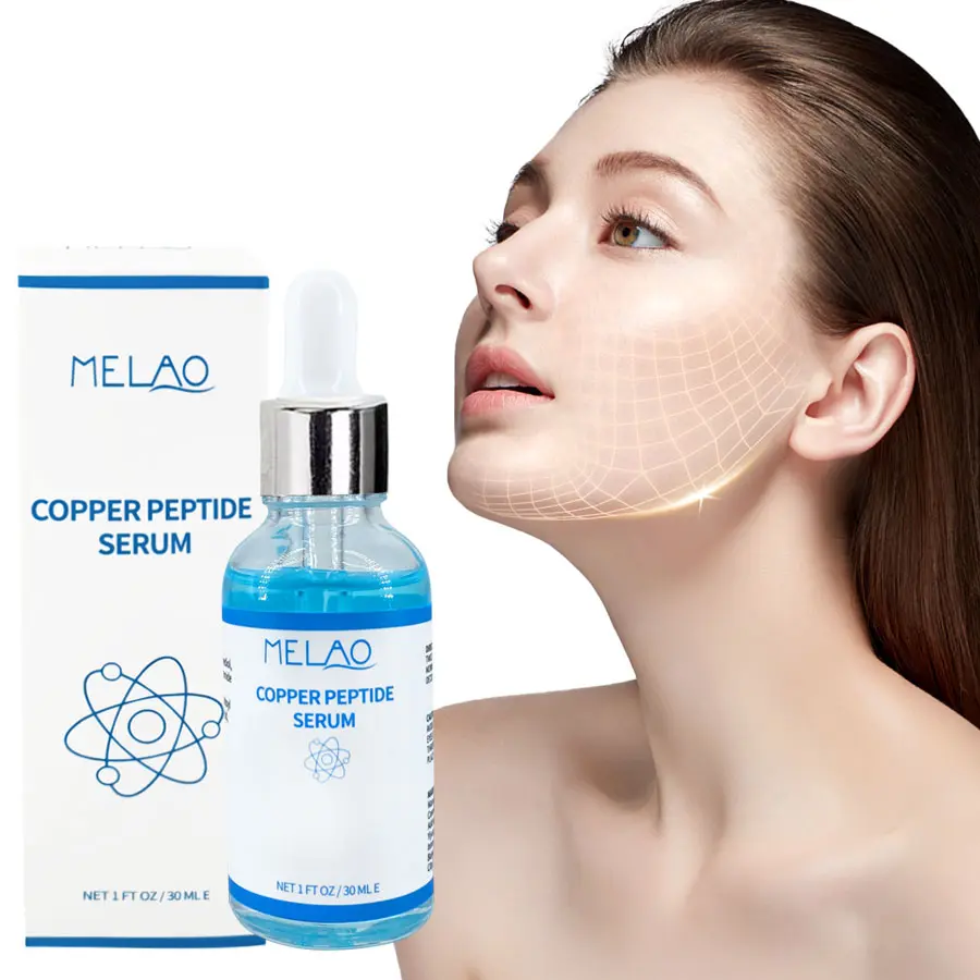 Melao Natural Deep Nourishing Firming Blue Copper Peptide Serum for face Anti Aging Anti Wrinkle