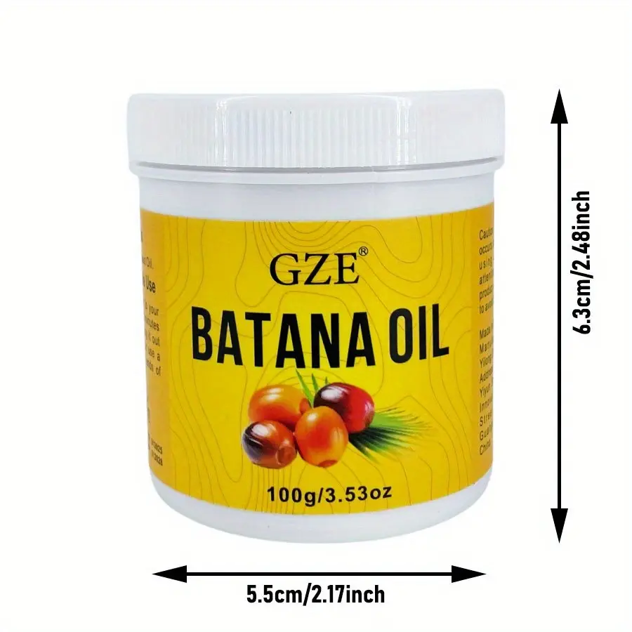 3 Pack GZE Batana Oil Raw Unrefined Moisturizing Scalp And Hair Care