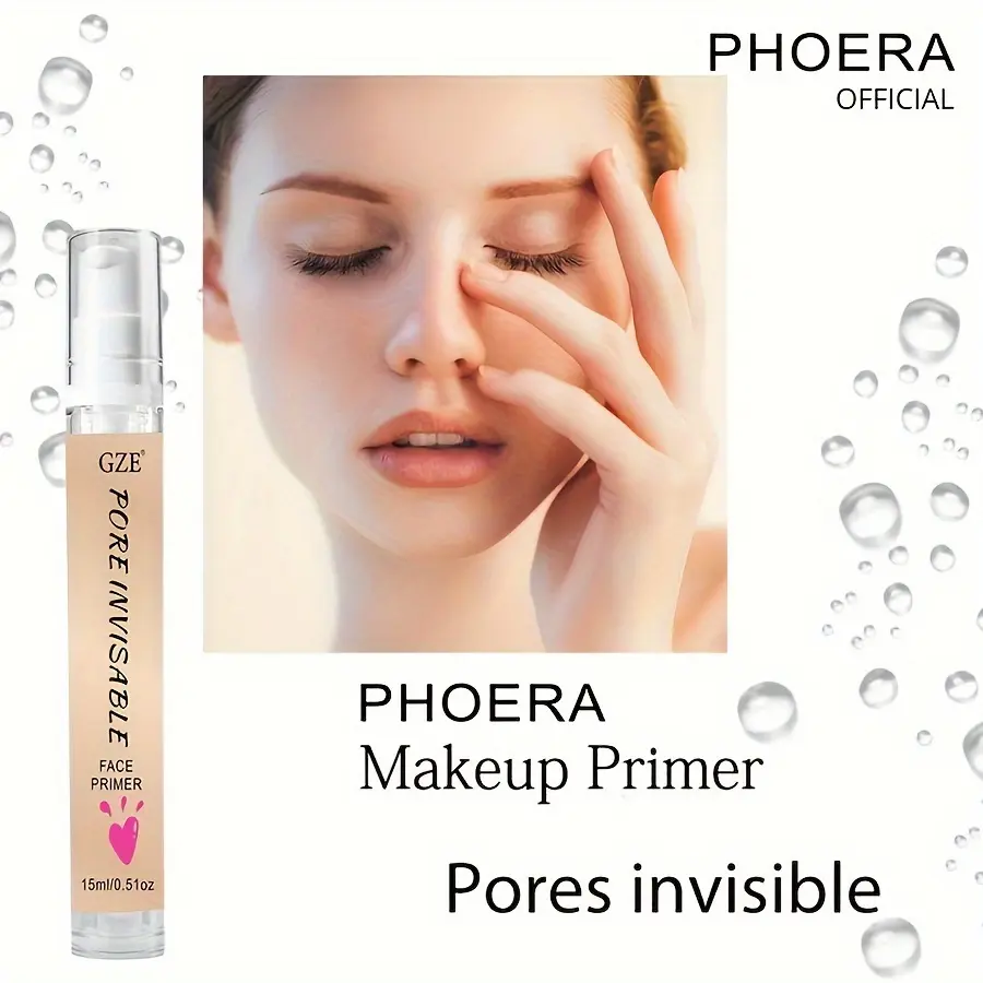 PORE INVISABLE FACE PRIMER Makeup, Blur + Pore Minimize Magical Perfecting Base Face Primer Under Foundation Pore Shrink Cream