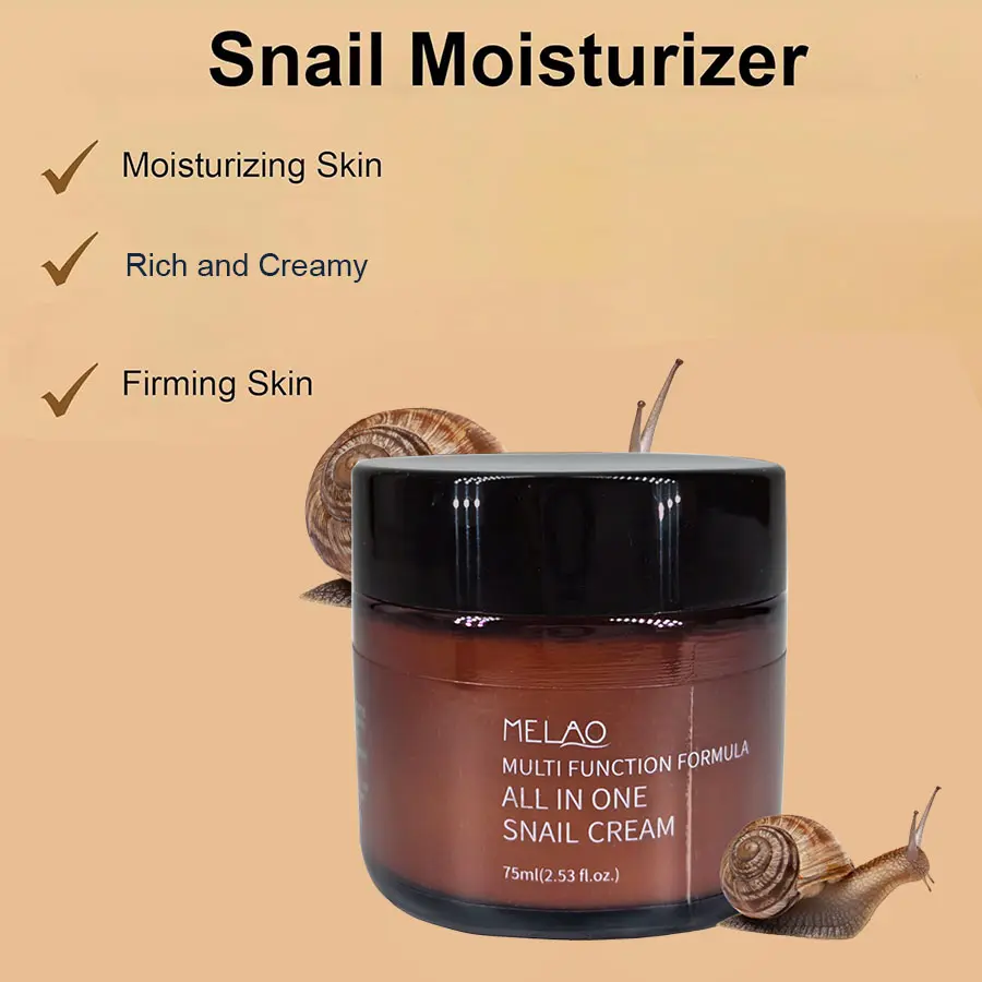 Melao Daily Face Gel Snail Cream Moisturizer White Face Cream Snail Anti-Ageing Cream