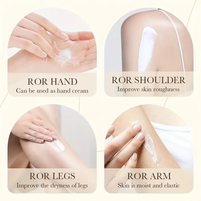 GZE White Rice Body Lotion skincare Exfoliating Moisturizing Brightening Whitening Creams Skin Care Body Exfoliator