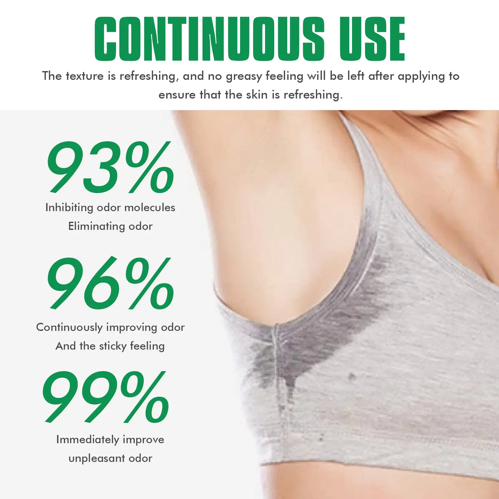Body Odor Remove Stick Underarm Odor Removal Antiperspirant Long Lasting Fragrance Refreshing Keep Drying Body Deodorant Stick