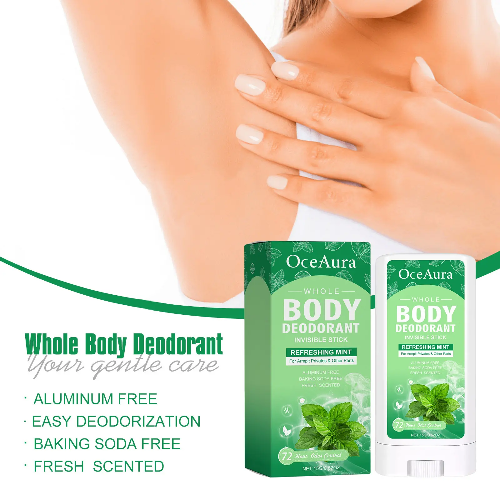 Body Odor Remove Stick Underarm Odor Removal Antiperspirant Long Lasting Fragrance Refreshing Keep Drying Body Deodorant Stick