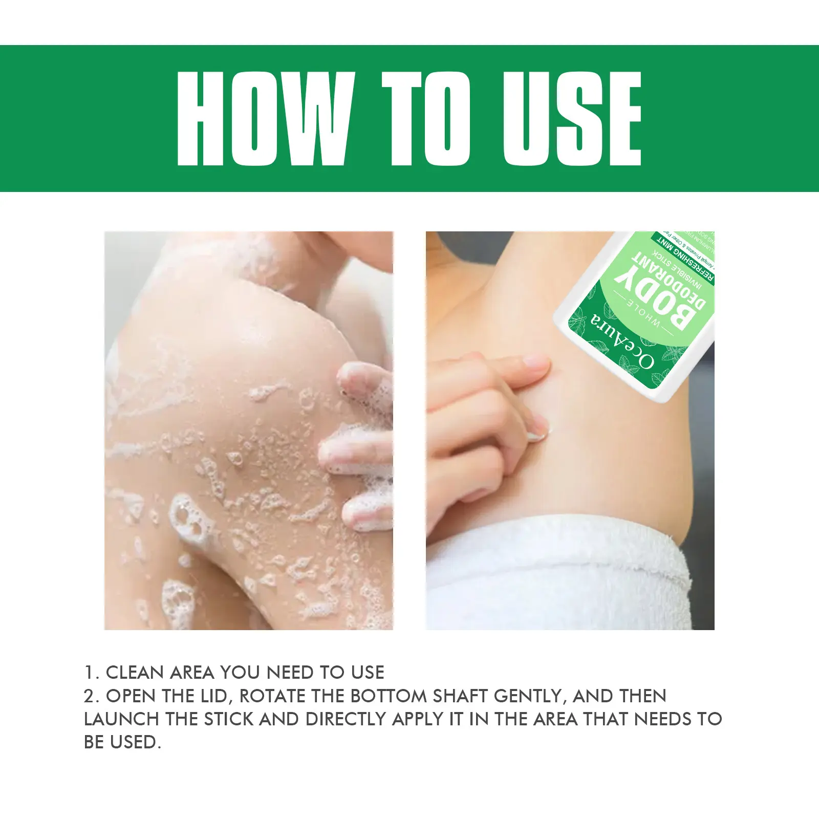Body Odor Remove Stick Underarm Odor Removal Antiperspirant Long Lasting Fragrance Refreshing Keep Drying Body Deodorant Stick