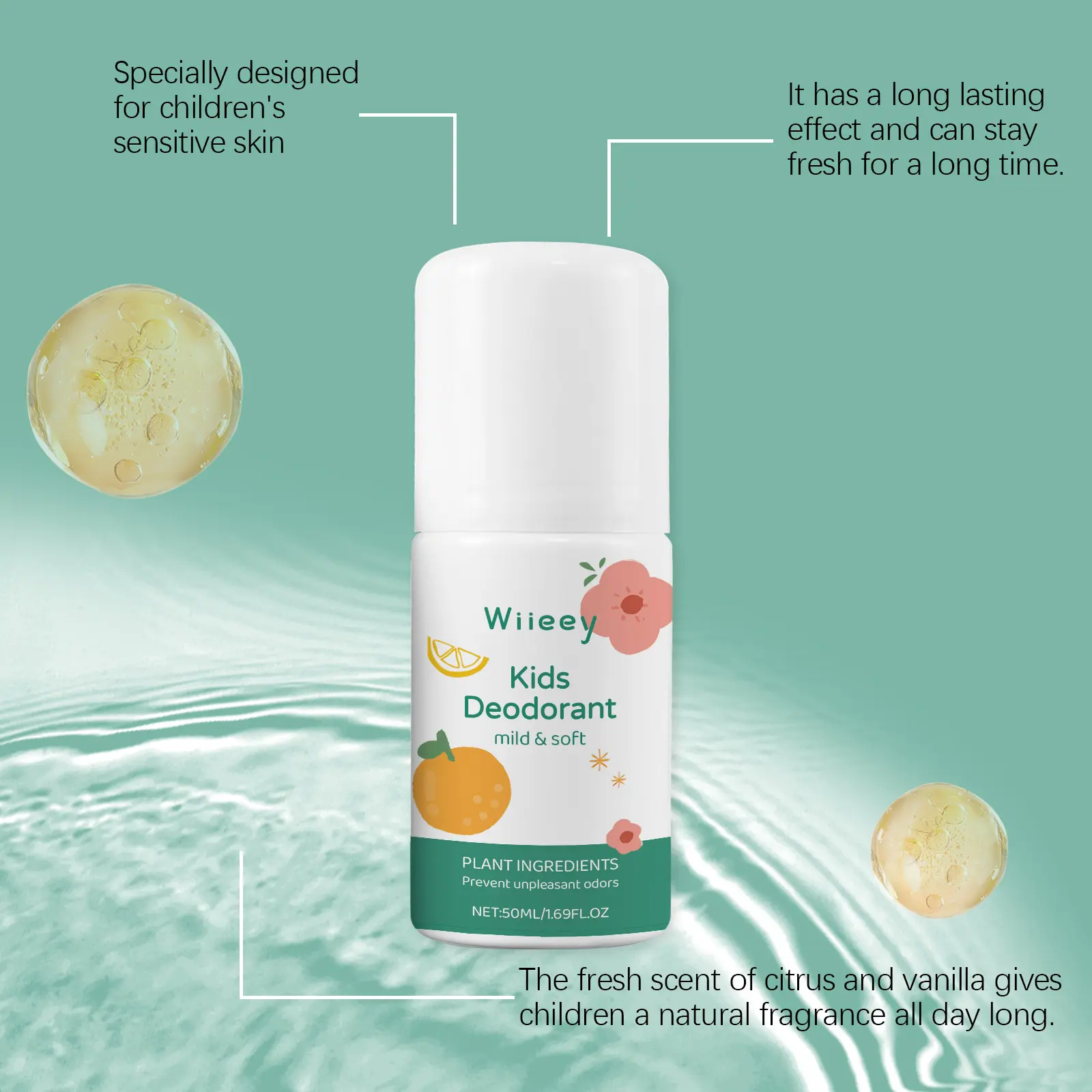 Underarm Deodorant Stick Eliminate Sweat Odor Fresh Aroma Deep Moisturizing Mild Non-irritating Refreshing Antiperspirant Cream