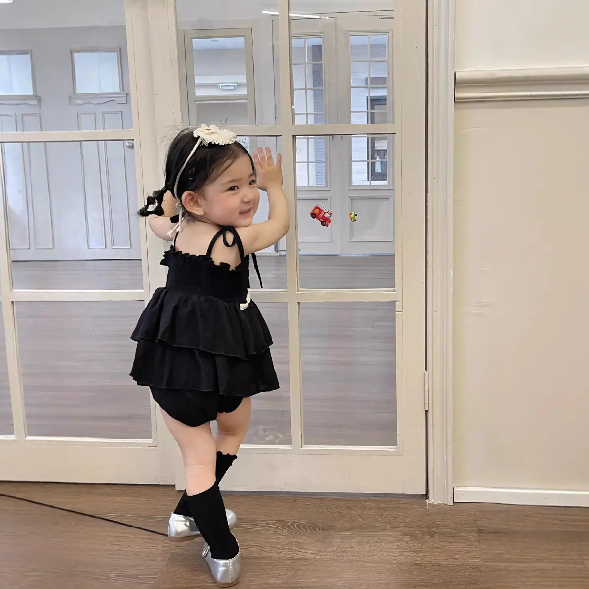 Summer Korean Version of Newborn Clothes Original Baby Children's Clothing Cute Ha Yi Xiao Xiang Feng Crawling Clothes