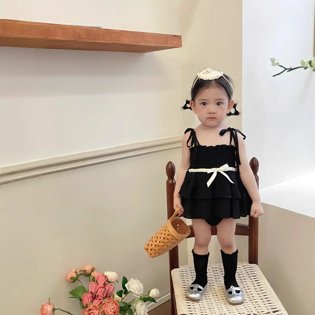 Summer Korean Version of Newborn Clothes Original Baby Children's Clothing Cute Ha Yi Xiao Xiang Feng Crawling Clothes