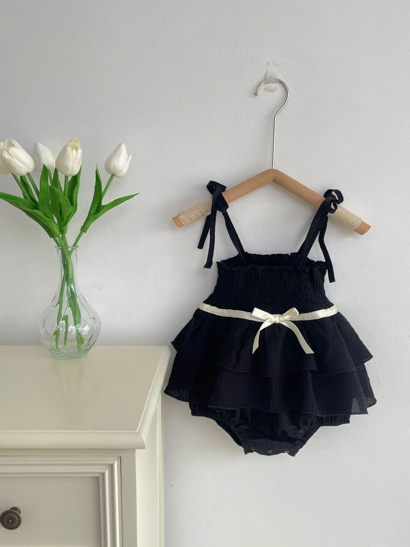 Summer Korean Version of Newborn Clothes Original Baby Children's Clothing Cute Ha Yi Xiao Xiang Feng Crawling Clothes