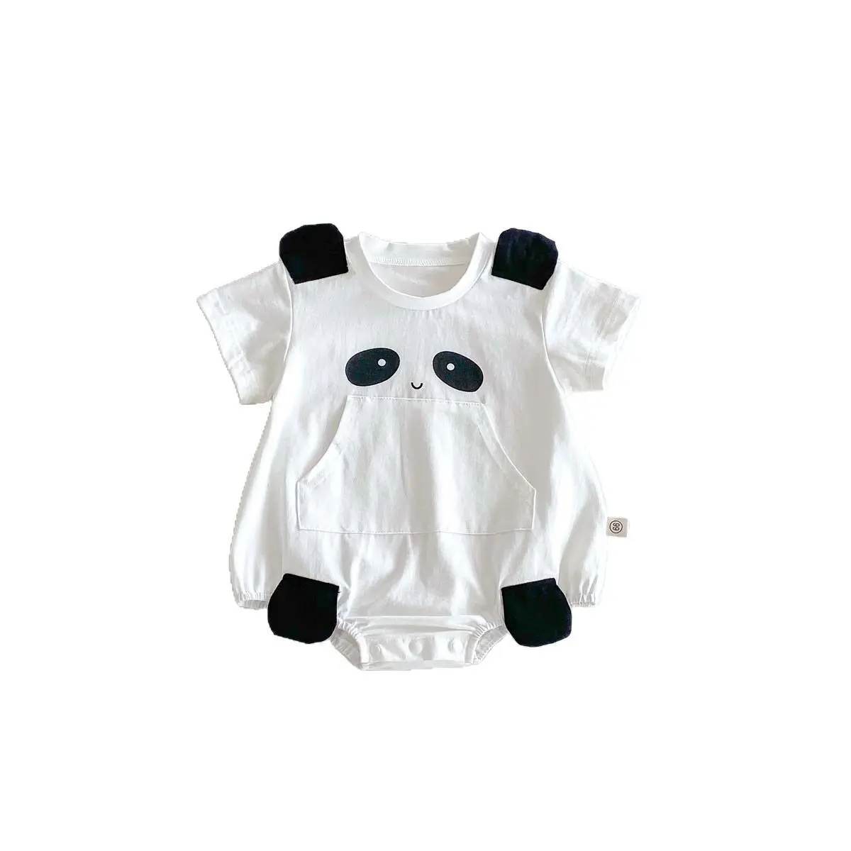 Children's Summer Clothes, Thin Panda Shaped Baby Jumpsuit, Super Cute for Boys and Girls
