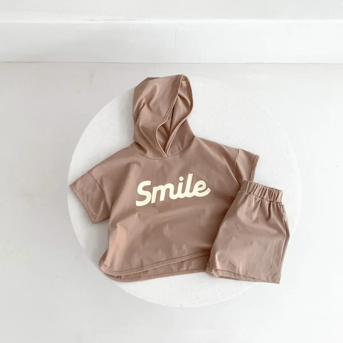 2024 Spring New in Kids Baby Boys Fashion Clothes Children Hooded Letter Top Shirts+shorts Toddler Clothing Set 2pcs 6M-5Y