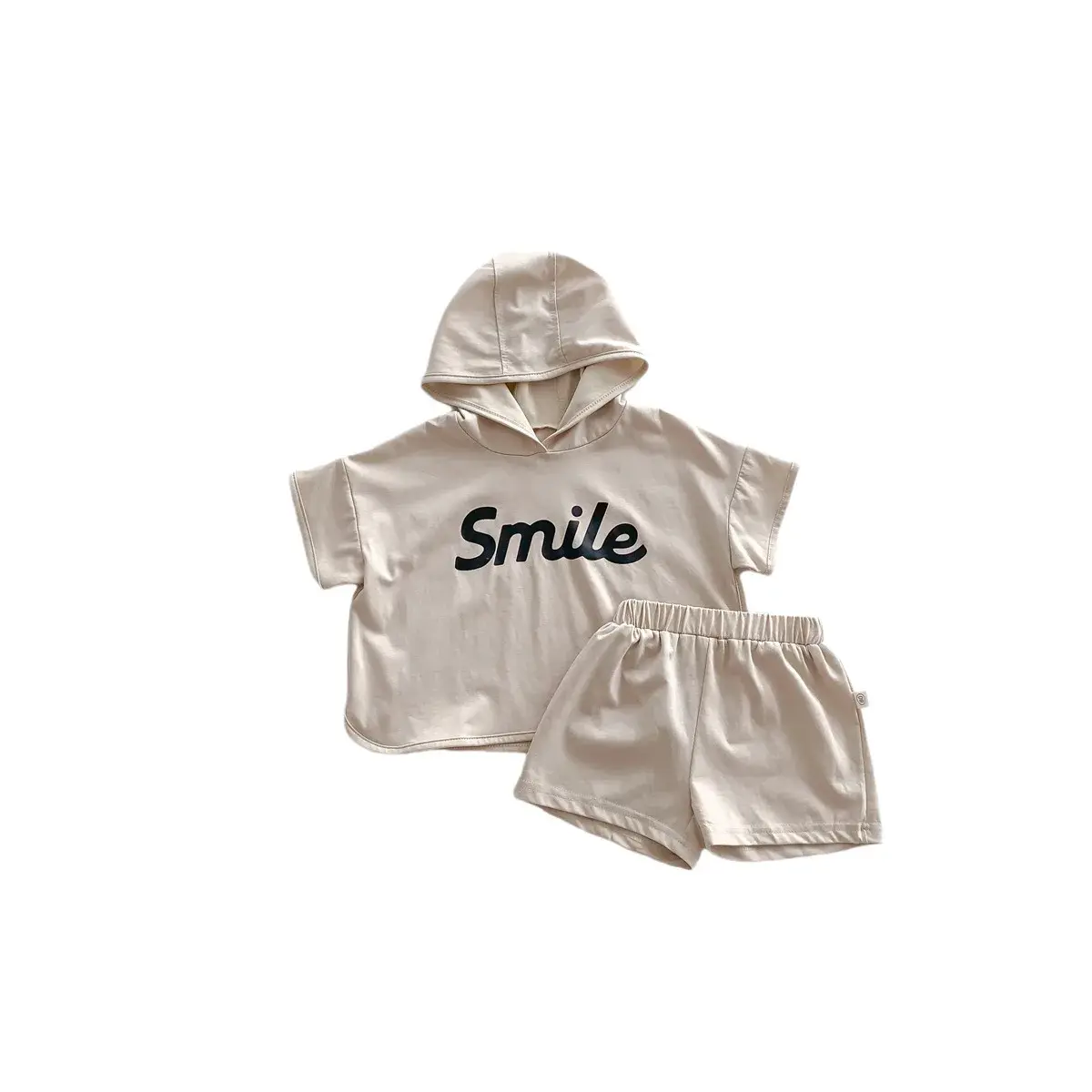 2024 Spring New in Kids Baby Boys Fashion Clothes Children Hooded Letter Top Shirts+shorts Toddler Clothing Set 2pcs 6M-5Y