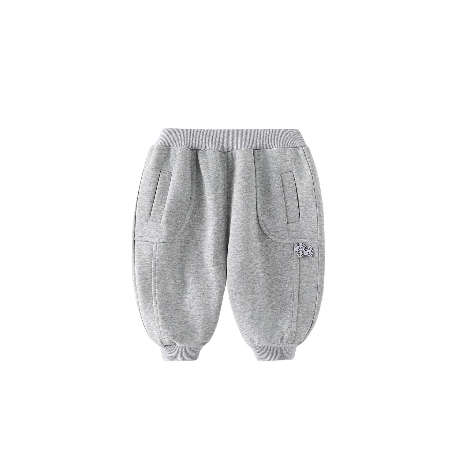 Children's Casual Pants 2025 New Autumn Baby Korean Version Autumn Pants Boys' Solid Color Knitted Sports Pants