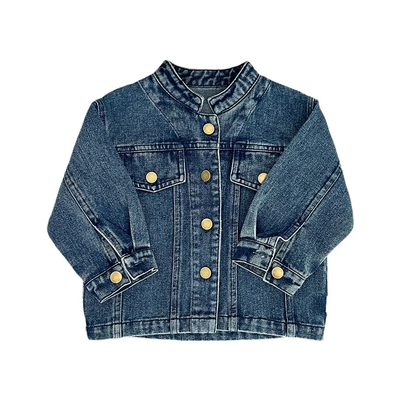 South Korean Autumn Boys' Cowboy Coat 2025 New Street Explosion Baby Top Children's Casual Pants Set Spring