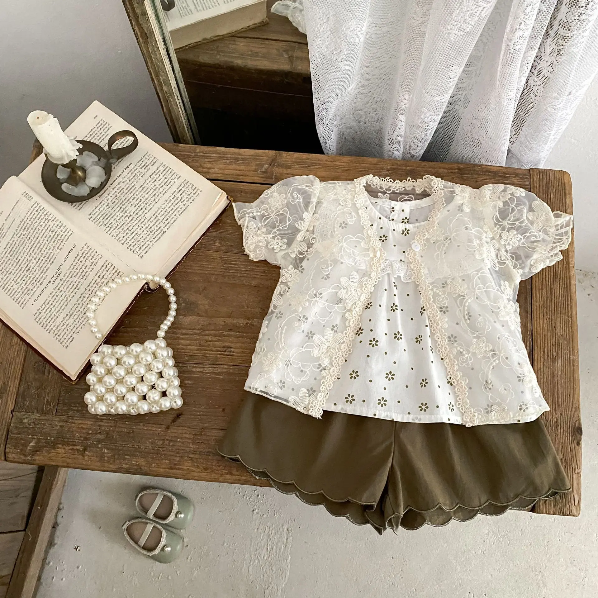Baby Clothes Summer Set 2025 Stylish New Super Cute Summer Dress Girl Baby Sleeveless Top Pants Two Piece Set