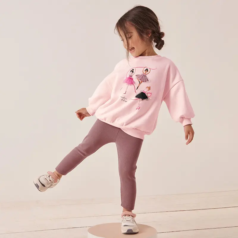 New Girls' Set, European and American Fashion Hoodie, Children's Set, Autumn Long Sleeved Princess Set
