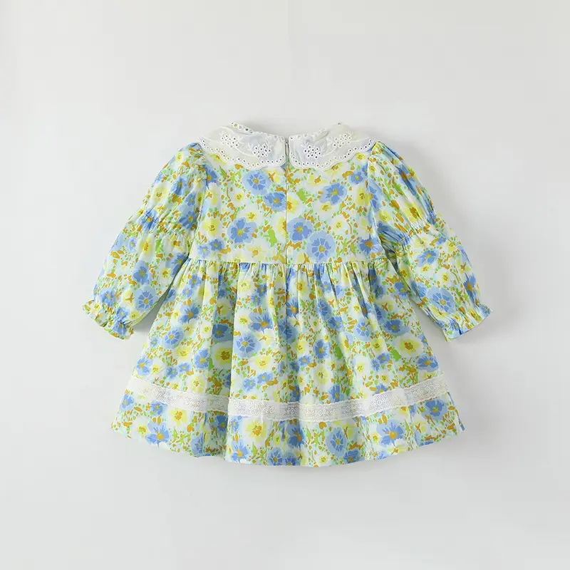Children's Skirt Class A 2025 Spring New Small Fresh Korean Edition Girls' Dress Academy Style Baby Princess Dress
