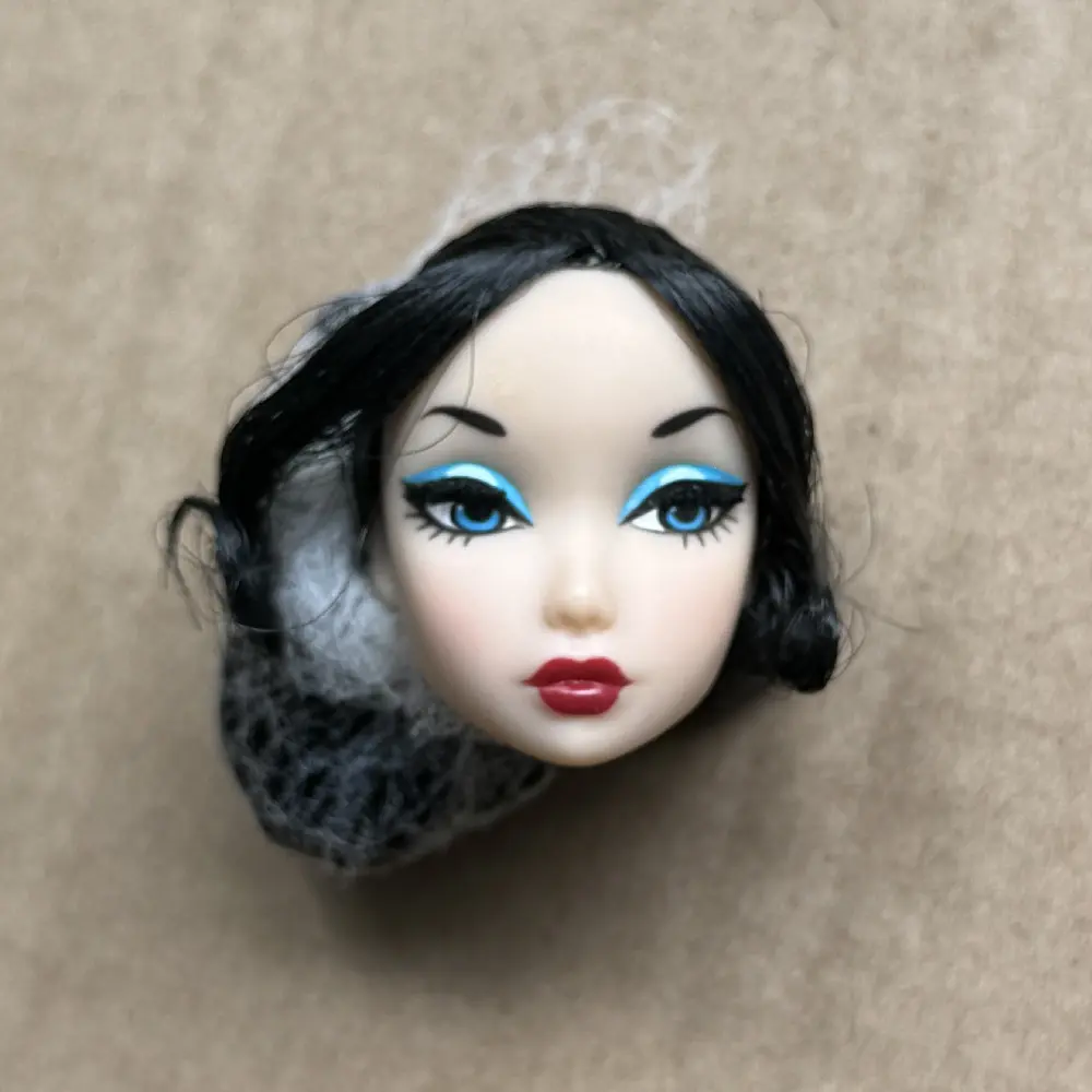 Vintage 1/6 Doll Heads Princess Super Model Female Doll Heads Good Makeup Quality Doll Head DIY Accessories
