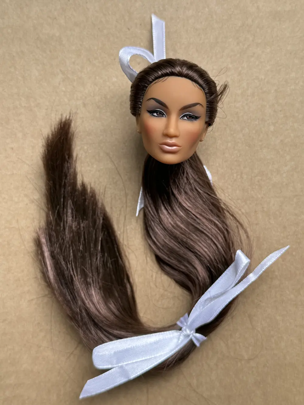 Vintage 1/6 Doll Heads Princess Super Model Female Doll Heads Good Makeup Quality Doll Head DIY Accessories
