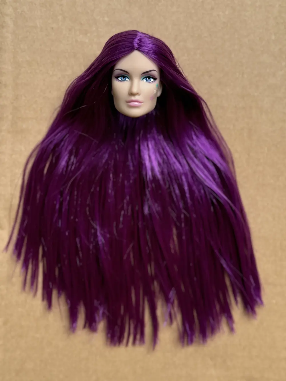 Vintage 1/6 Doll Heads Princess Super Model Female Doll Heads Good Makeup Quality Doll Head DIY Accessories