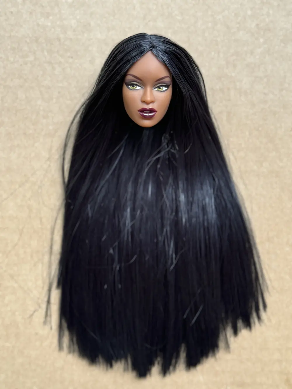 Vintage 1/6 Doll Heads Princess Super Model Female Doll Heads Good Makeup Quality Doll Head DIY Accessories